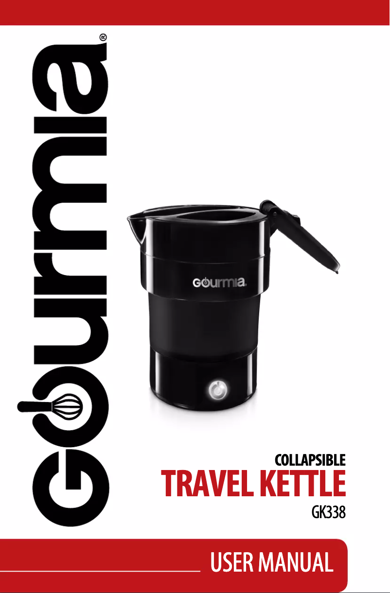 Page n°1 - Manuel utilisateur Gourmia GK338B