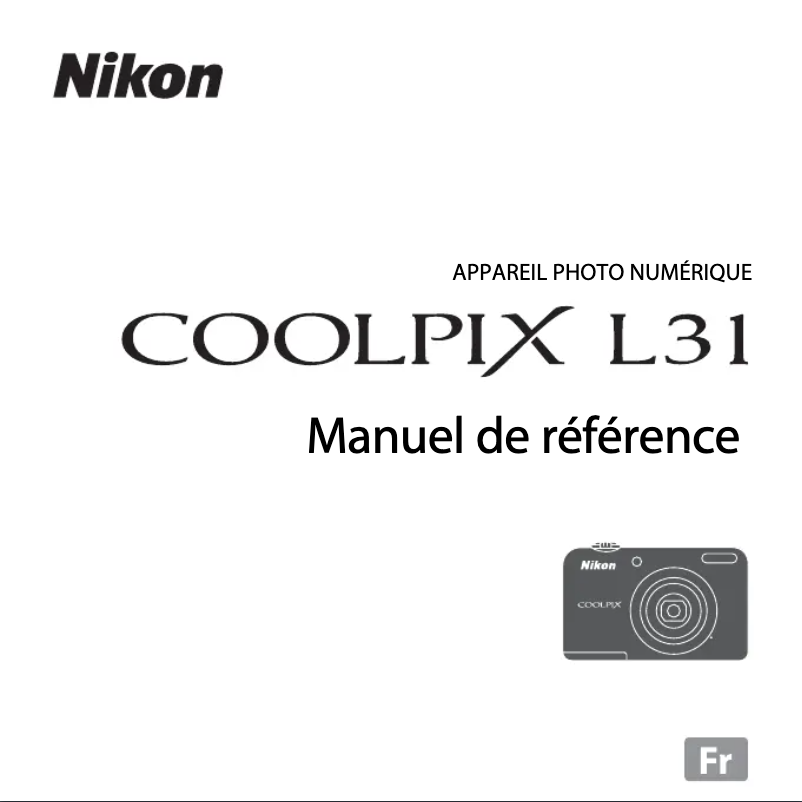 Page 1 de la notice Manuel utilisateur Nikon Coolpix L31