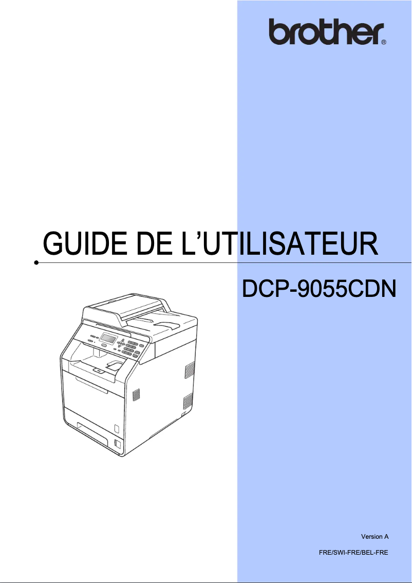 Page 1 de la notice Manuel utilisateur Brother DCP-9055CDN