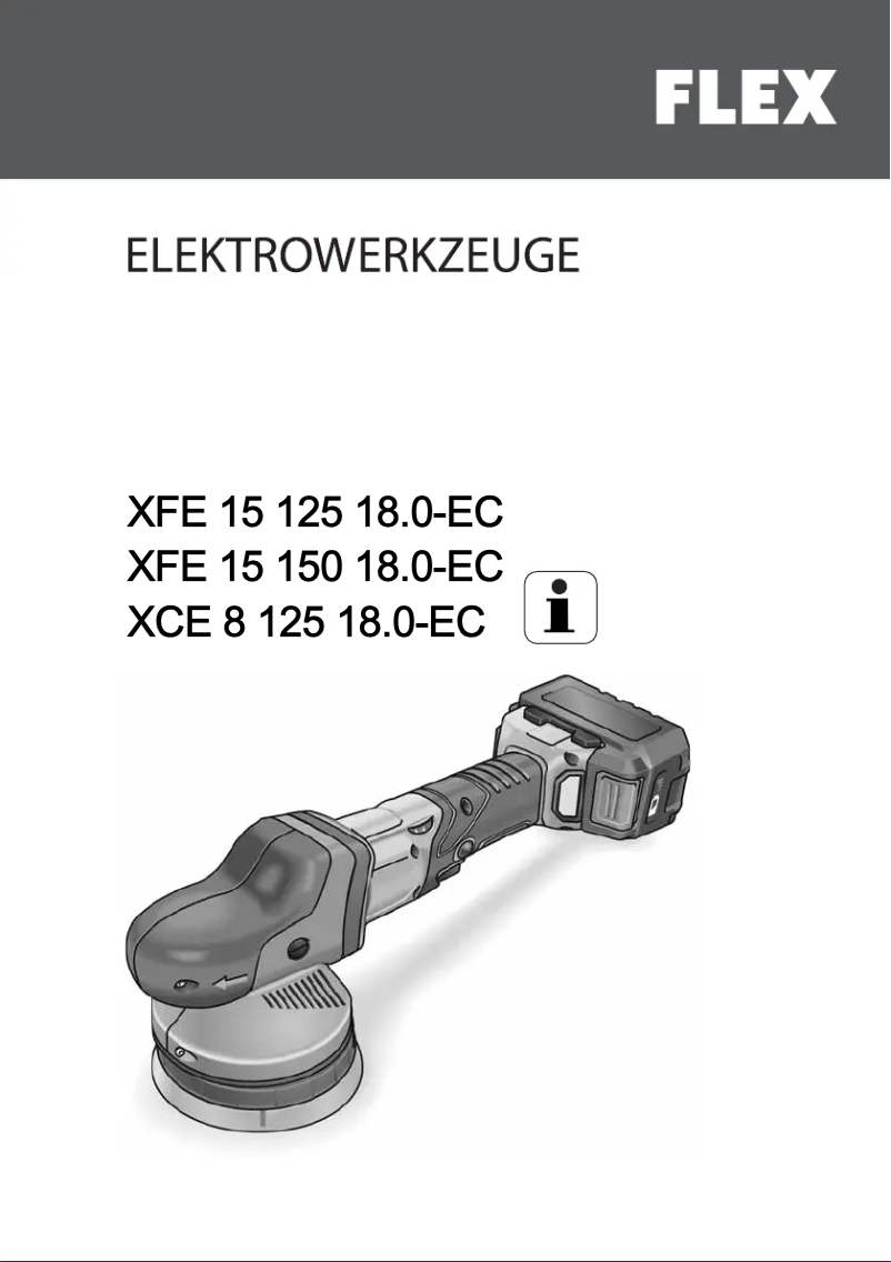 Page n°1 - Manuel utilisateur Flex XCE 8 125 18.0-EC