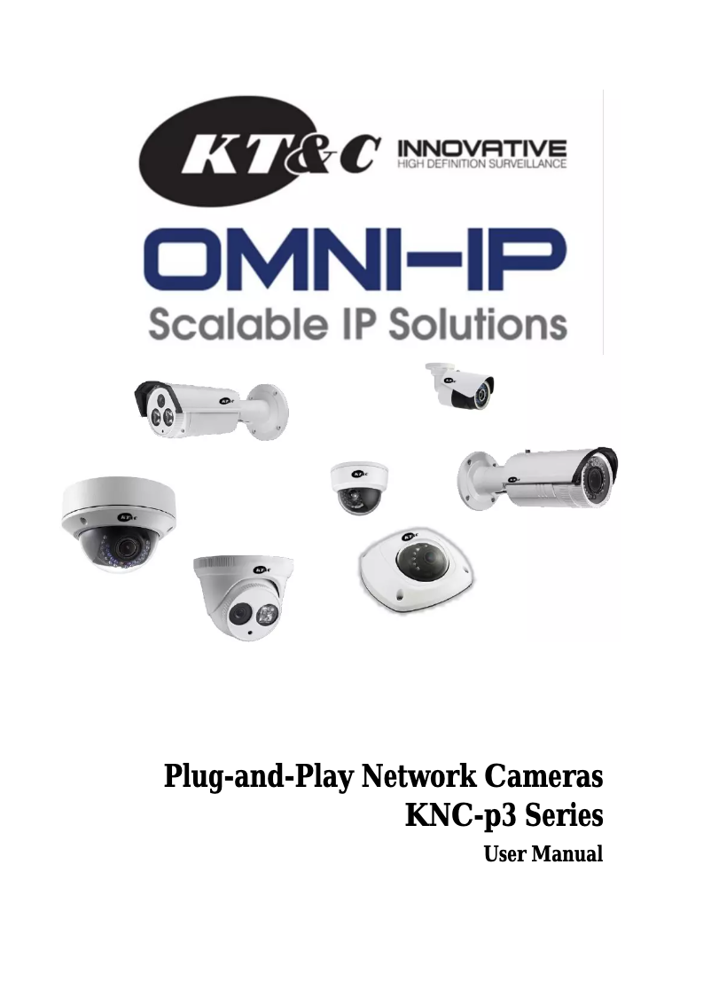 Página 1 del manual Manual de usuario KT&C KNC-P3BR12IR