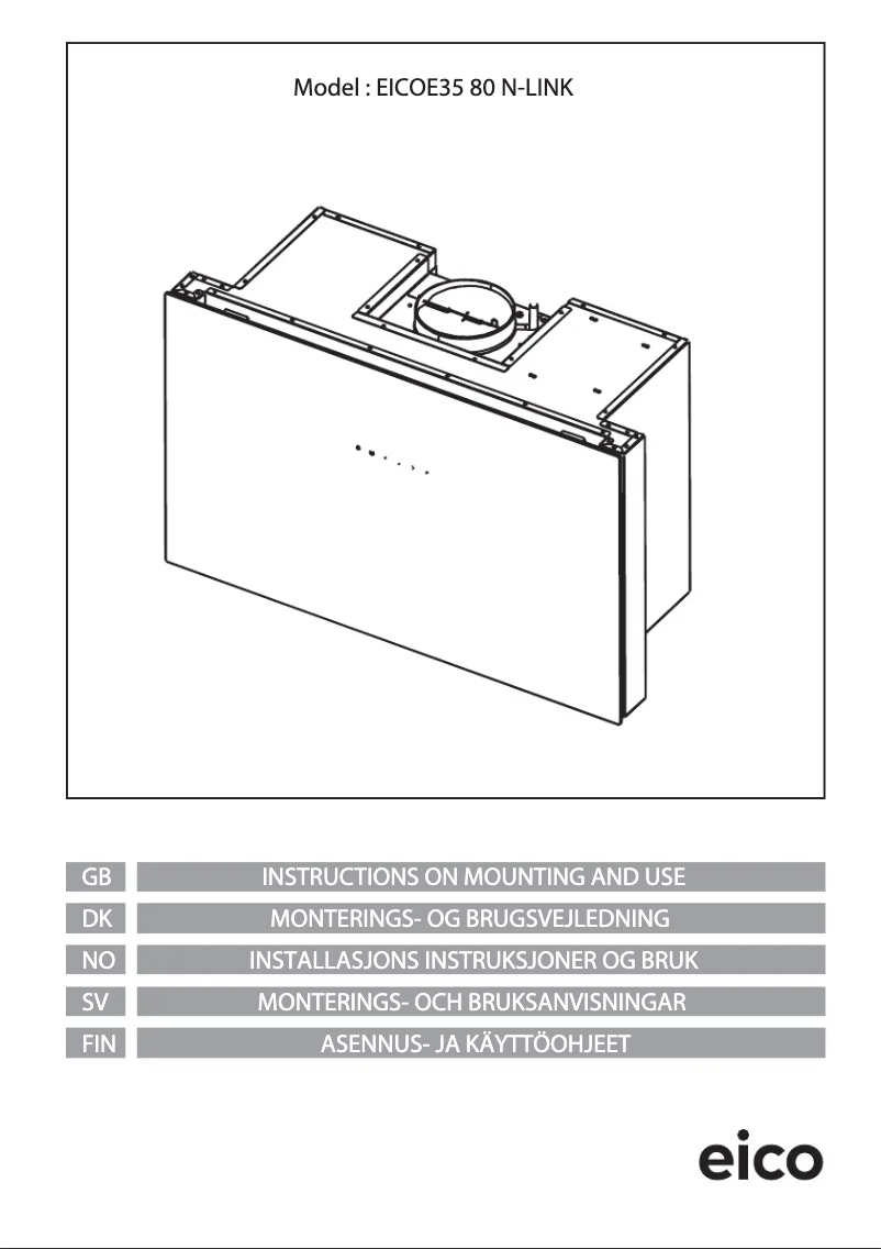 Página 1 del manual Manual de usuario Eico E35 80 N