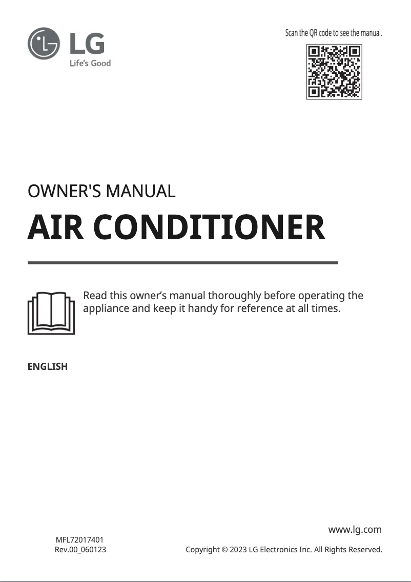 Page 1 de la notice Manuel utilisateur LG UT36R