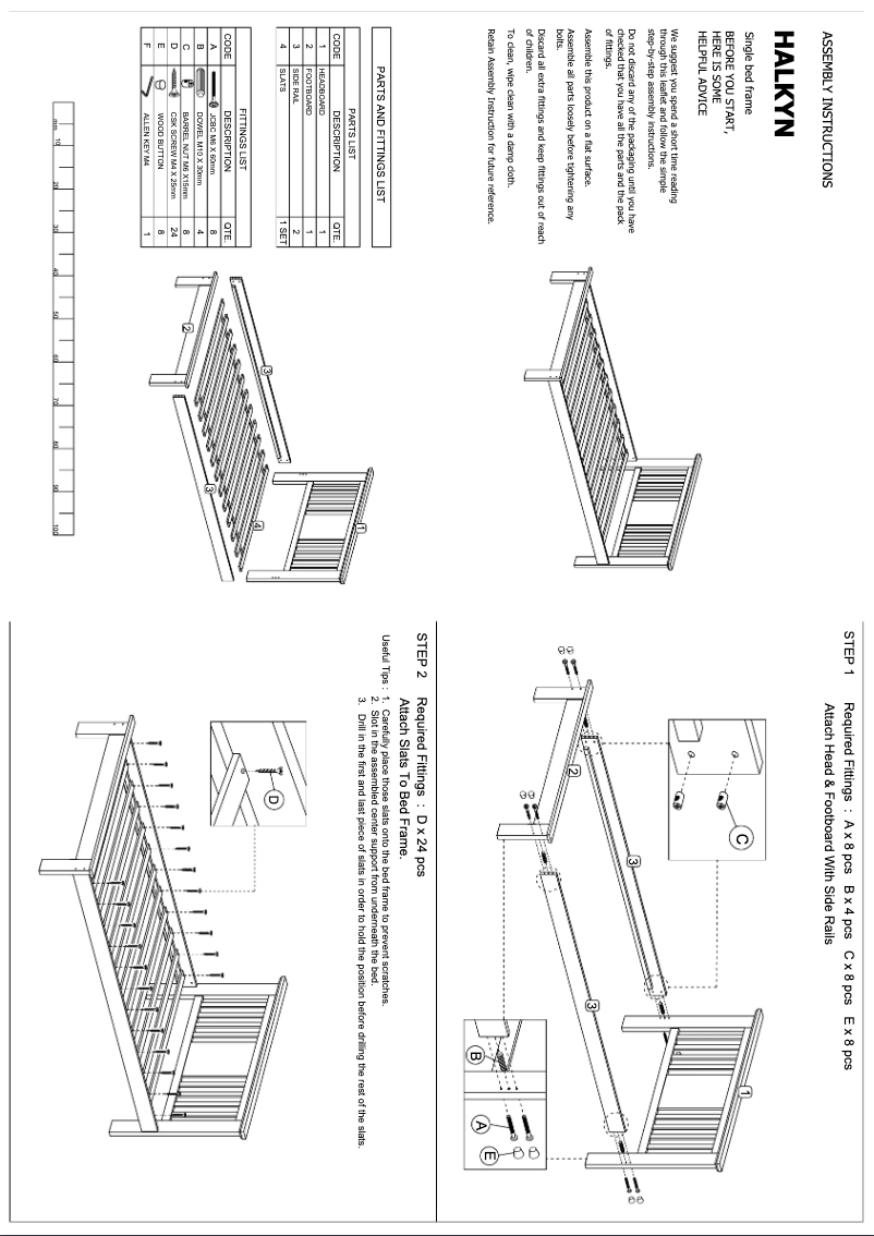 Image de la première page du manuel de l'appareil Halkyn