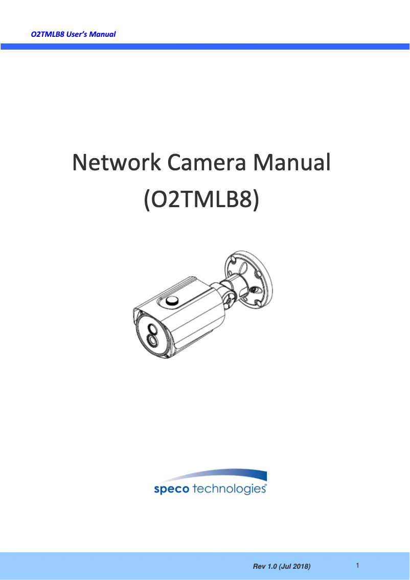 Imagen de la primera página del manual del dispositivo O2TMLB8