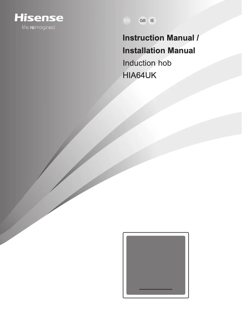 Image de la première page du manuel de l'appareil HIA64UK