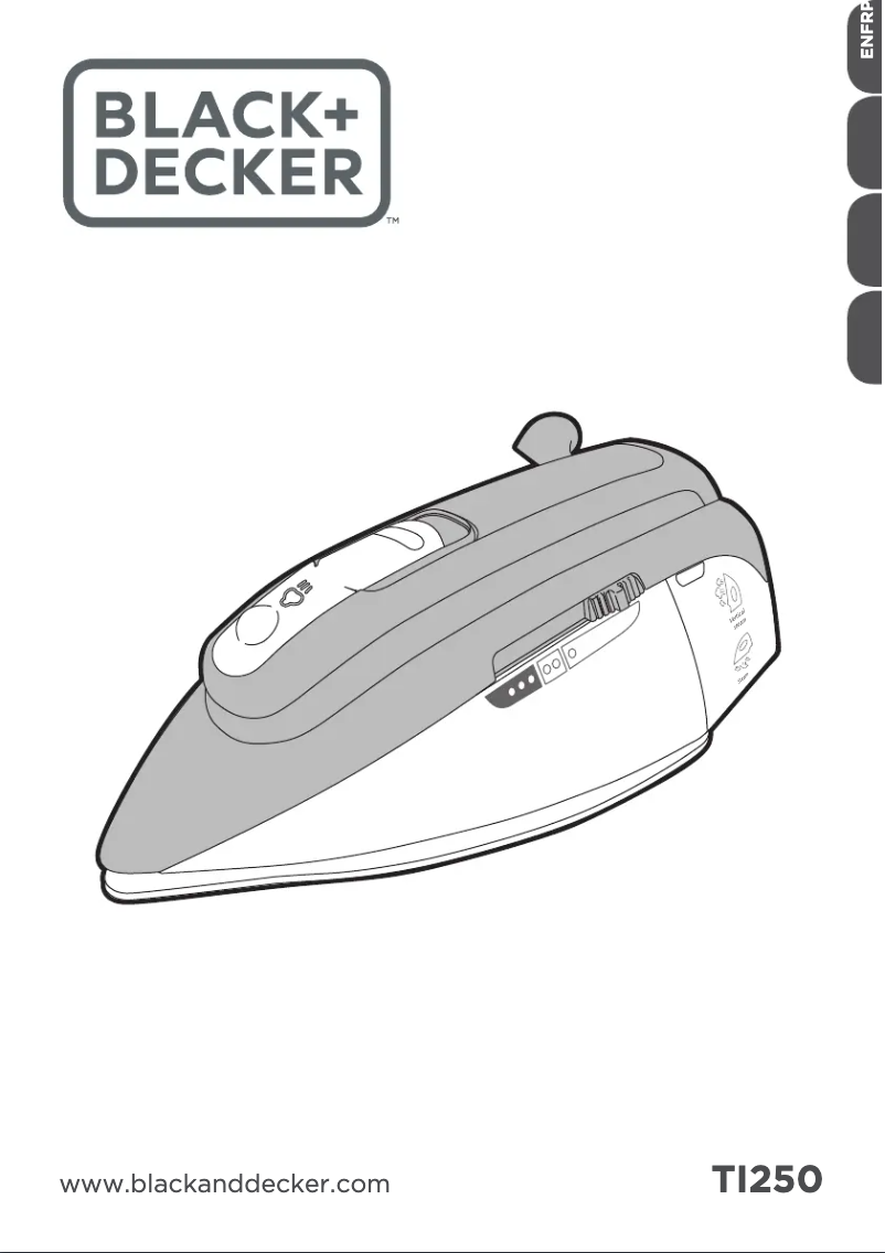 Page 1 de la notice Manuel utilisateur Black & Decker TI250