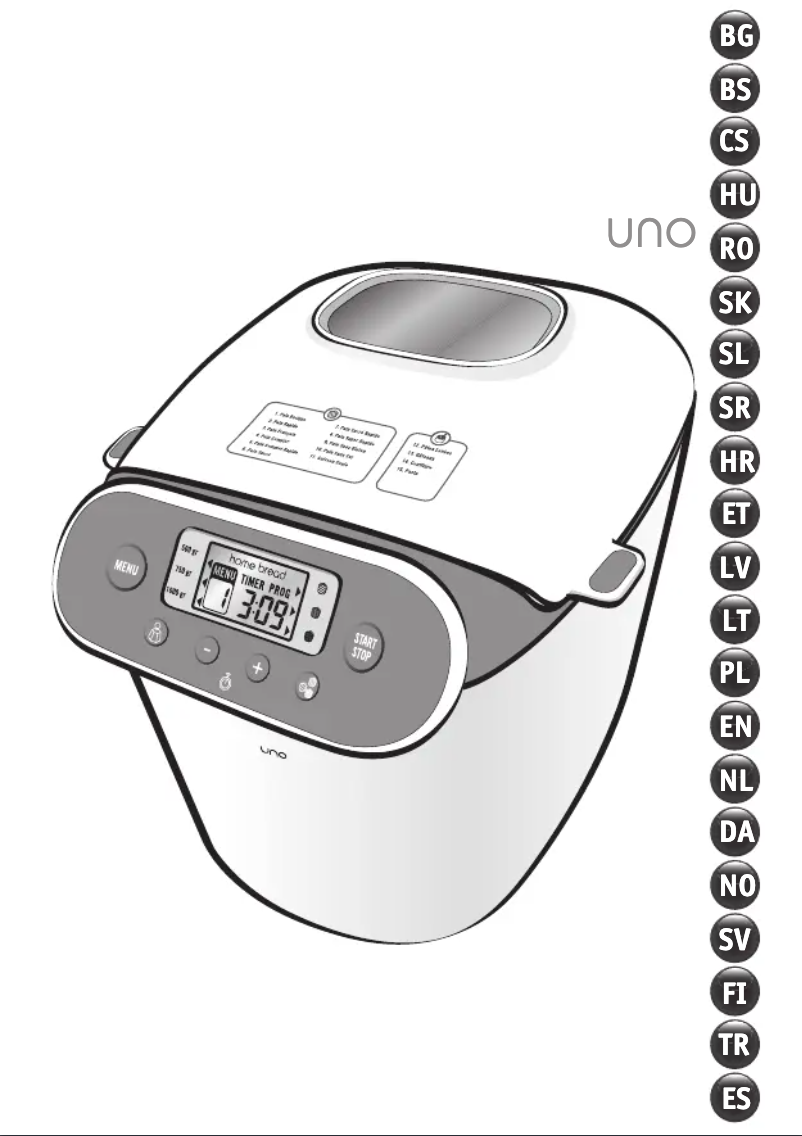 Página 1 del manual Manual de usuario Tefal Uno PF3101