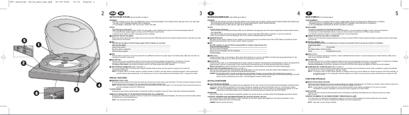 Page 1 de la notice Manuel utilisateur Philips JR24CDRWK-05