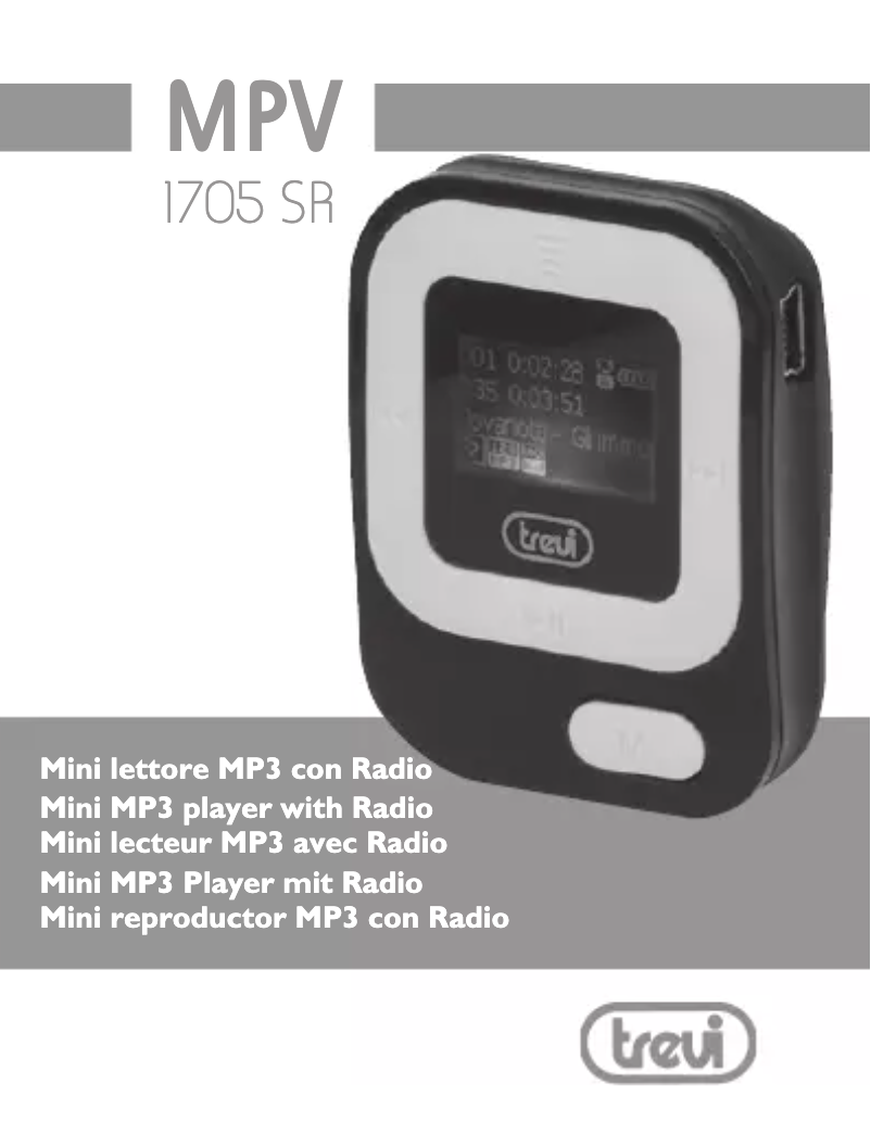 Page n°1 - Manuel utilisateur Trevi MPV 1705 SR