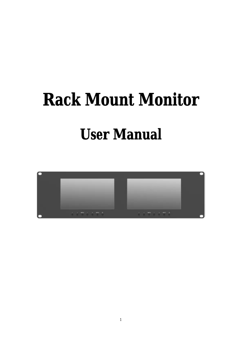 Image de la première page du manuel de l'appareil RM-7024-VD