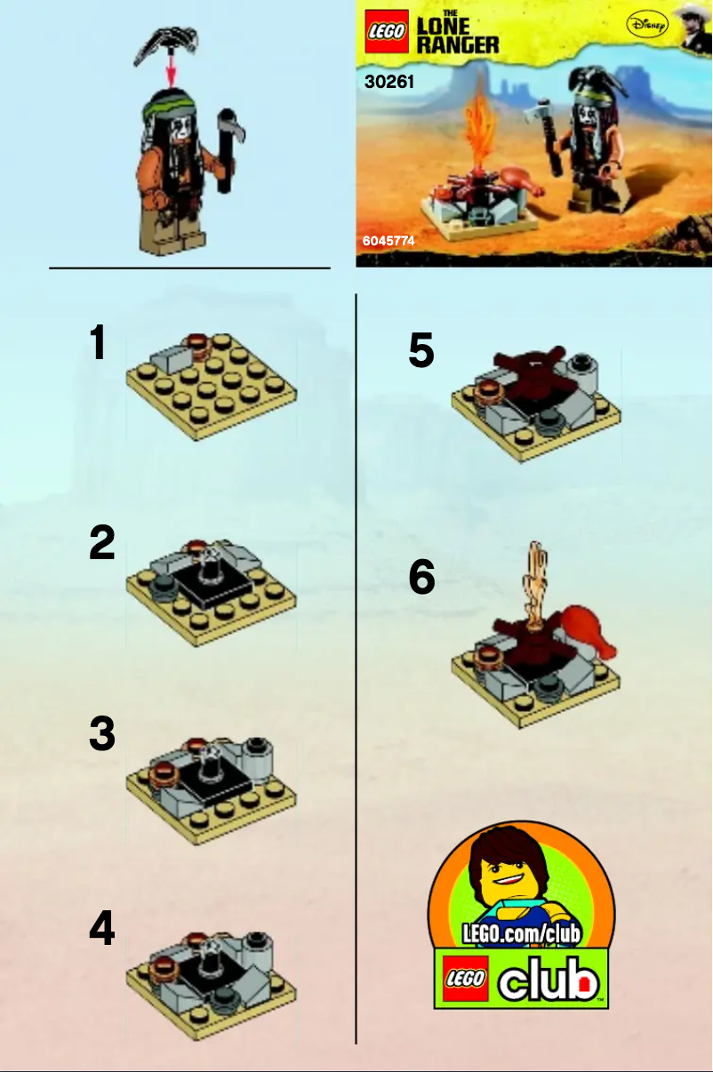 Page 1 de la notice Manuel utilisateur Lego Tonto's Campfire