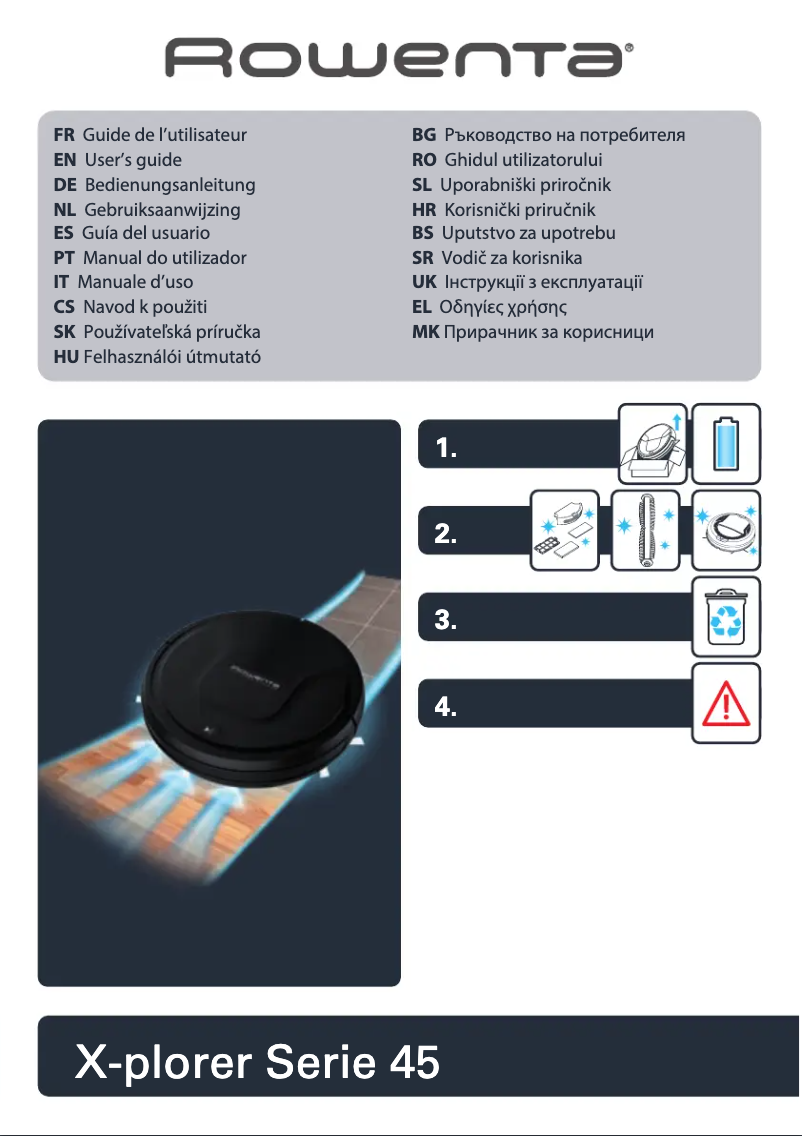 Page n°1 - Manuel utilisateur Rowenta X-Plorer Serie 45 RR8275