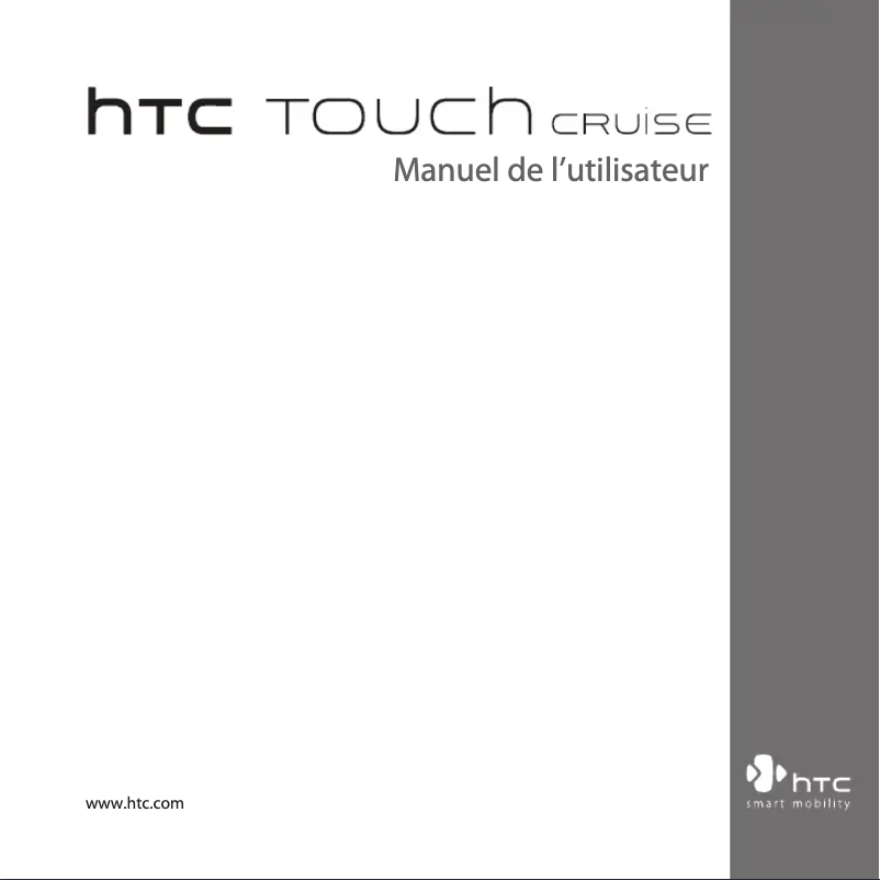 Page 1 de la notice Manuel utilisateur HTC Touch Cruise (09)