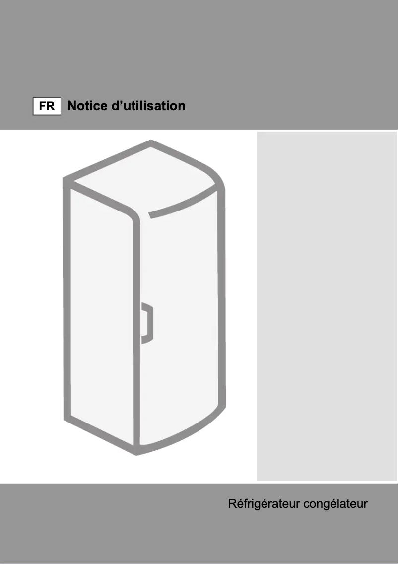 Page n°1 - Manuel utilisateur Gorenje RB60298OA