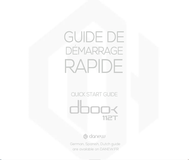 Image de la première page du manuel de l'appareil Dbook 112T