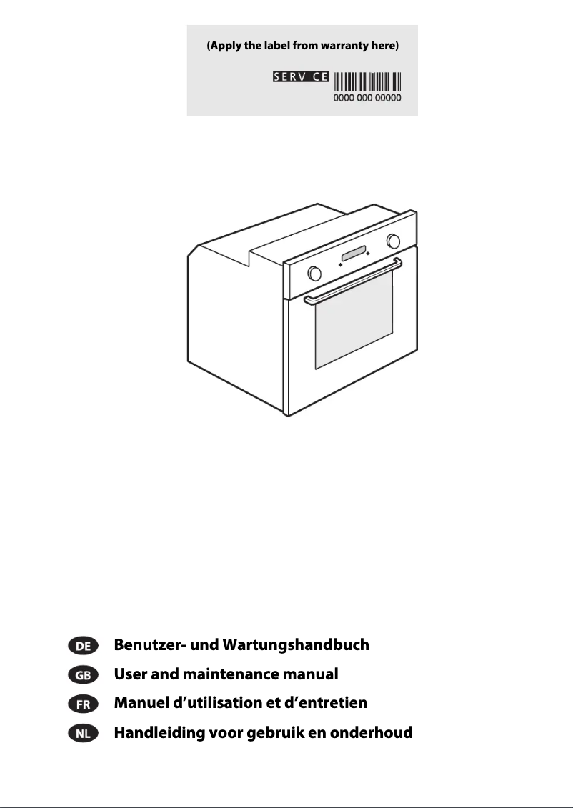 Page 1 de la notice Manuel utilisateur Whirlpool AKP 541 NB