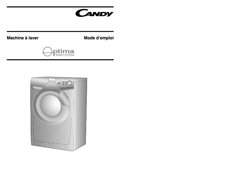 Page 1 de la notice Manuel utilisateur Candy CO 372/L1-47