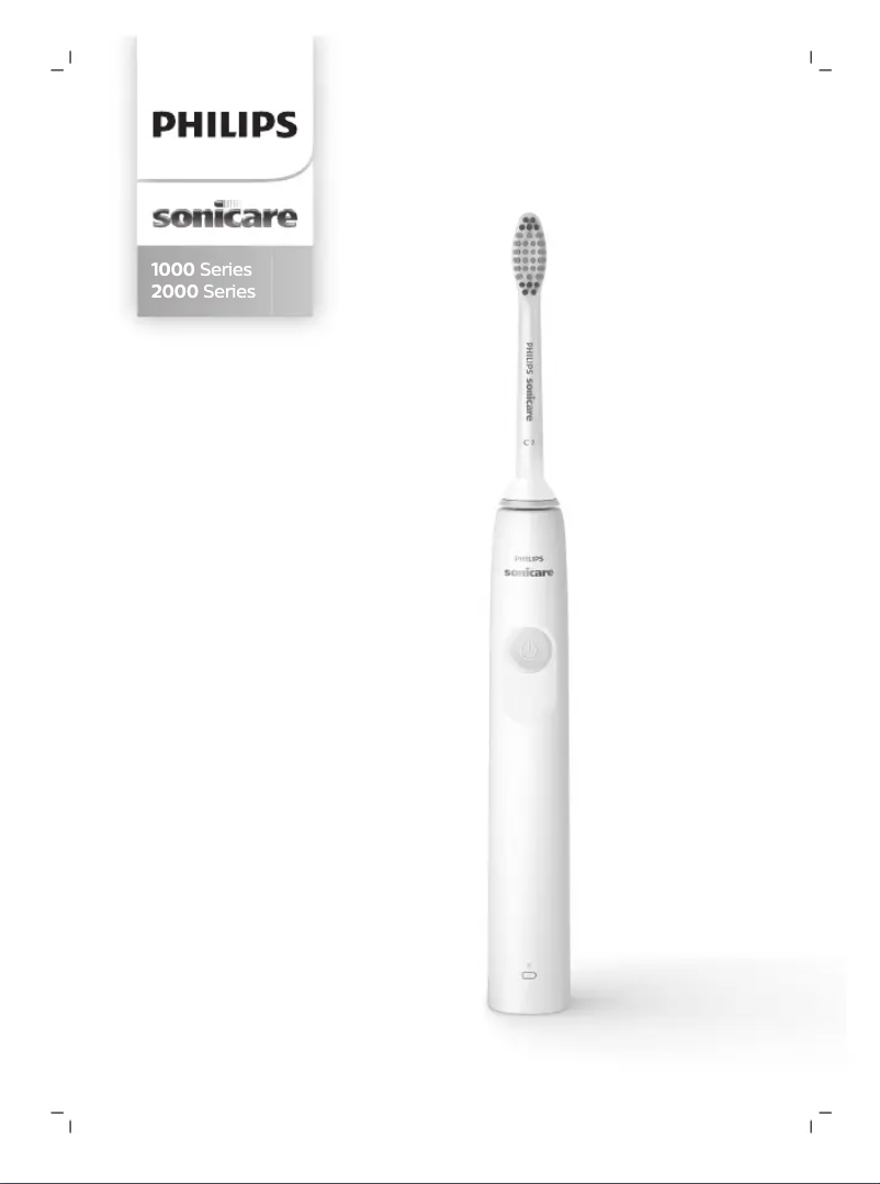 Page n°1 - Manuel utilisateur Philips Sonicare 2000 Series HX3661