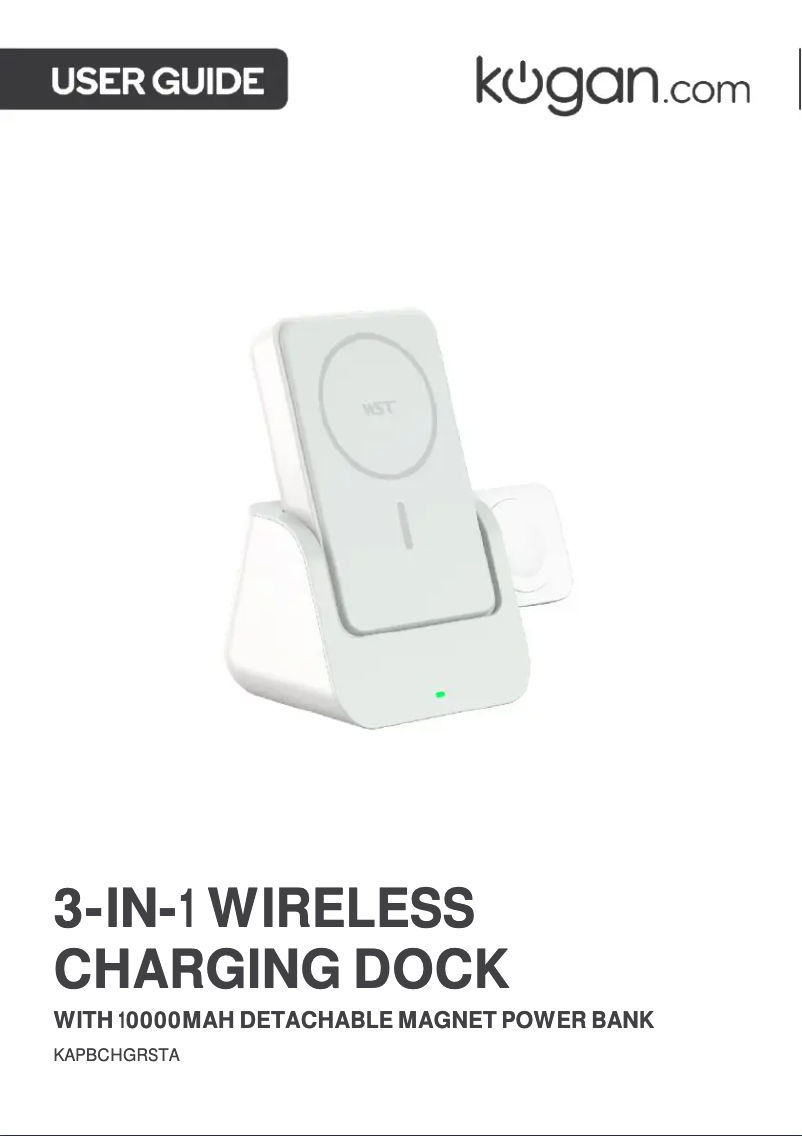 Image de la première page du manuel de l'appareil KAPBCHGRSTA