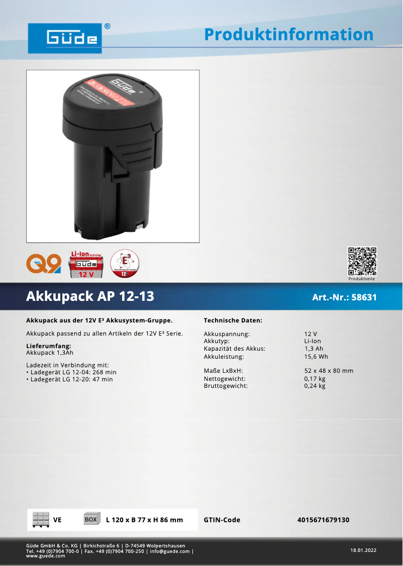 Image de la première page du manuel de l'appareil AP 12-13