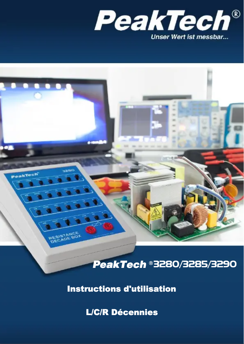 Página 1 del manual Manual de usuario PeakTech 3285