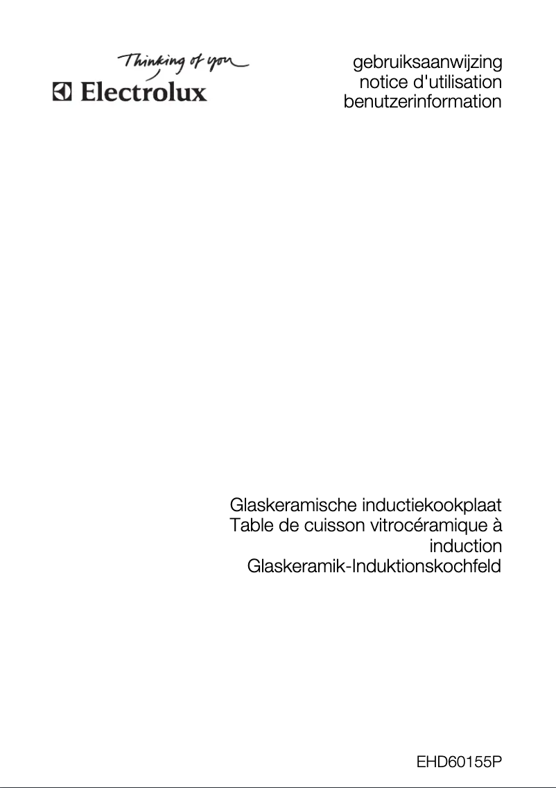 Page n°1 - Manuel utilisateur Electrolux EHD60155P