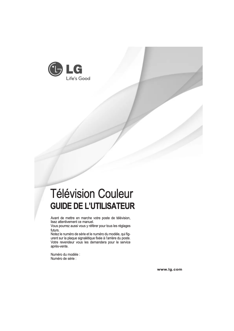 Page 1 de la notice Manuel utilisateur LG 21SB4RG