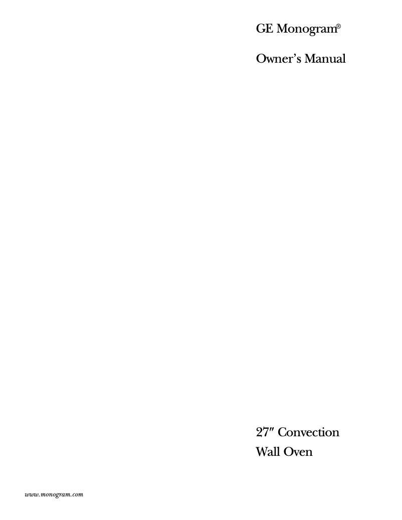 Image de la première page du manuel de l'appareil ZEK937BDBB