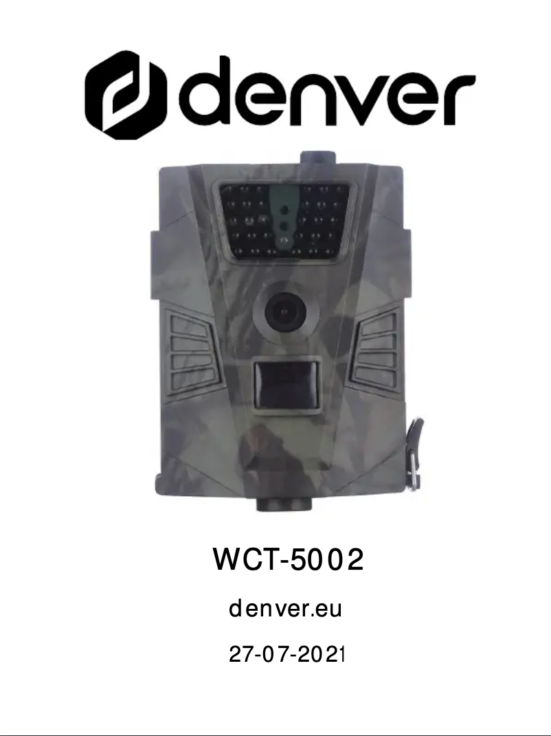 Page 1 de la notice Manuel utilisateur Denver WCT-5002