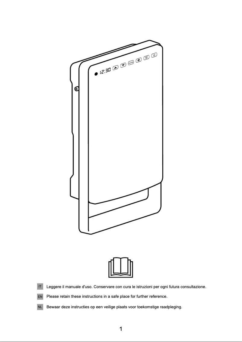 Page 1 de la notice Manuel utilisateur Radialight Touch
