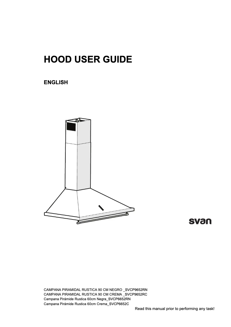 Page 1 de la notice Manuel utilisateur SVAN SVCP6652C