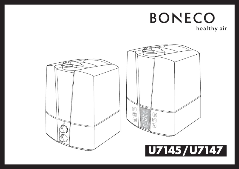 Page 1 de la notice Manuel utilisateur Boneco U7147