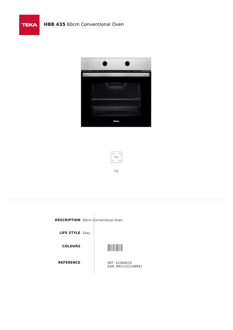 Image de la première page du manuel de l'appareil HBB 435