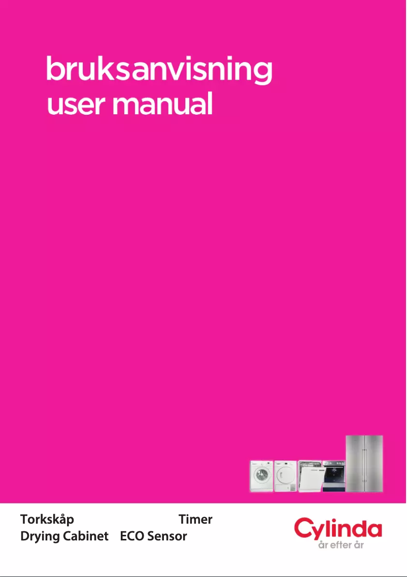 Page 1 of the manual User Manual Cylinda TS 2190 ECO V TITAN