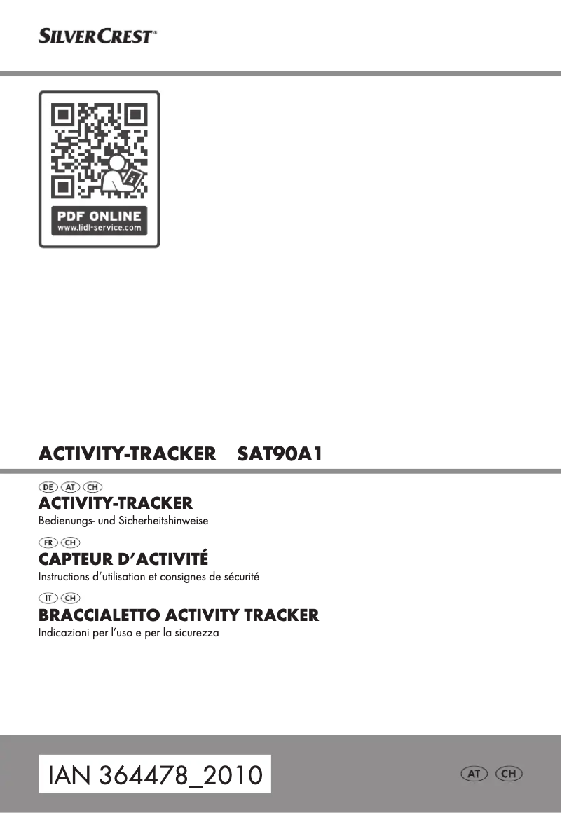 Page 1 de la notice Manuel utilisateur SilverCrest SAT90