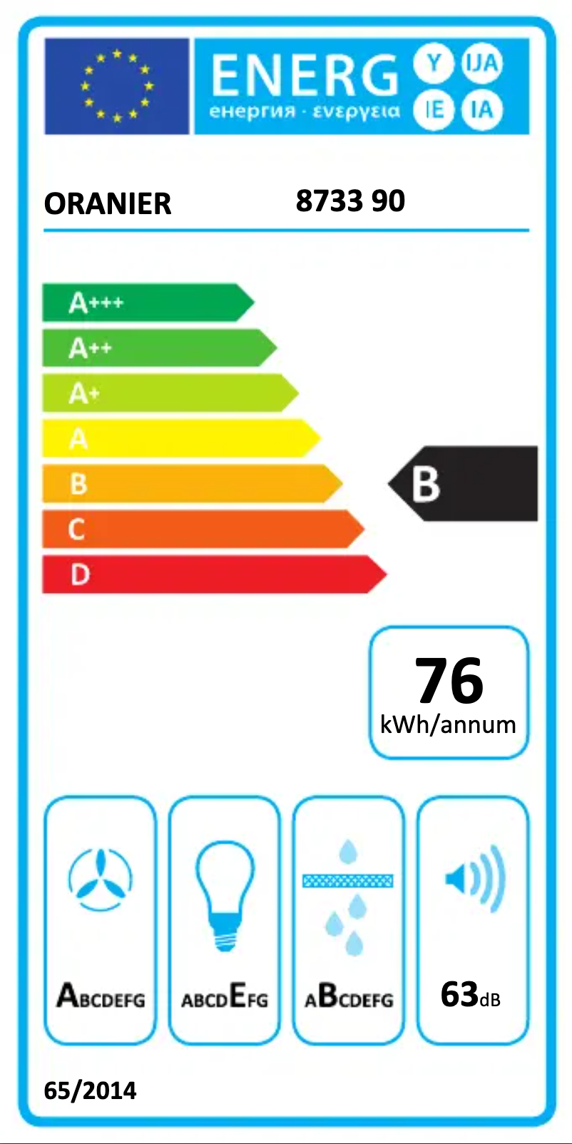 Page 1 de la notice Manuel utilisateur Oranier Selena 90 W