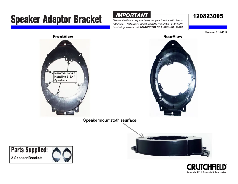 Image de la première page du manuel de l'appareil 82-3005