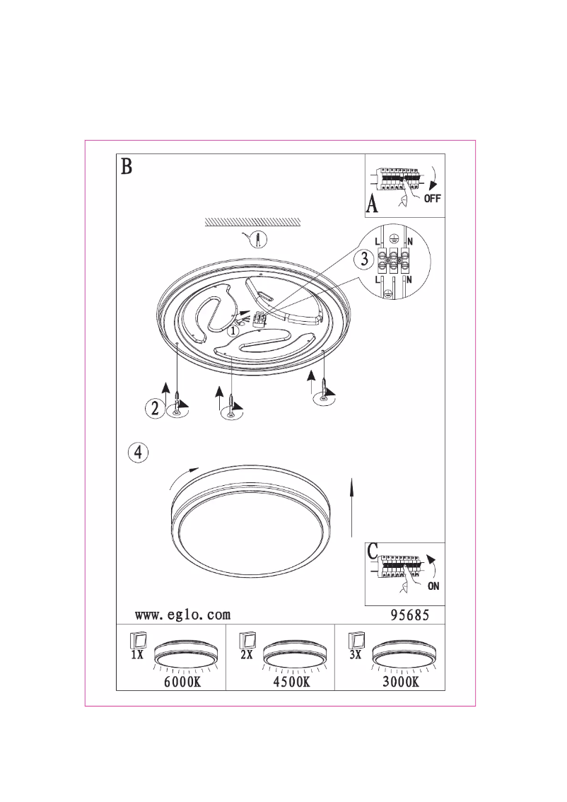 Image de la première page du manuel de l'appareil Palermo 3