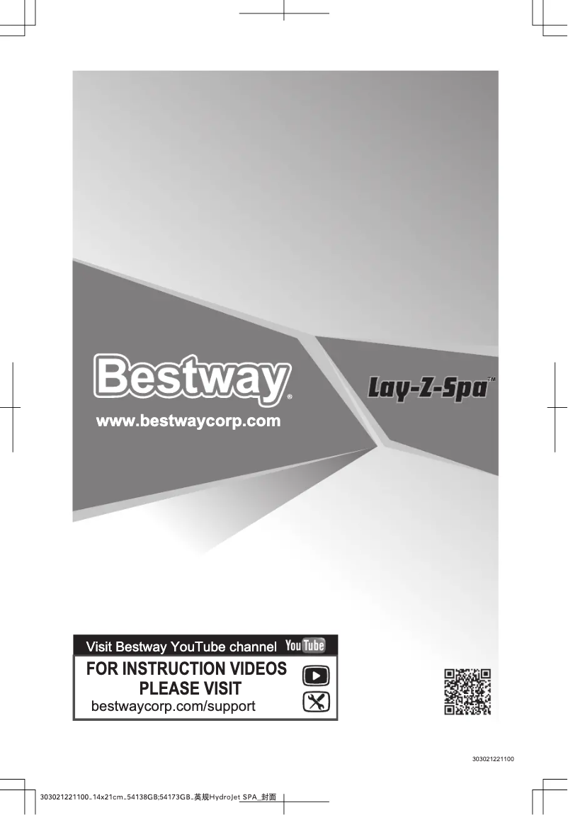 Page n°1 - Manuel utilisateur Bestway Lay-Z Spa Maldives HydroJet Pro BW54173