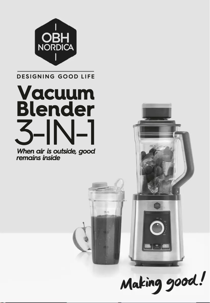 Image de la première page du manuel de l'appareil Vita Fresh