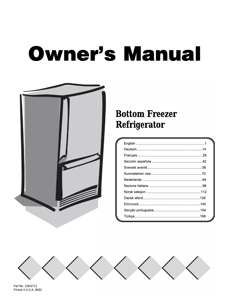 Image de la première page du manuel de l'appareil XRBR206BW