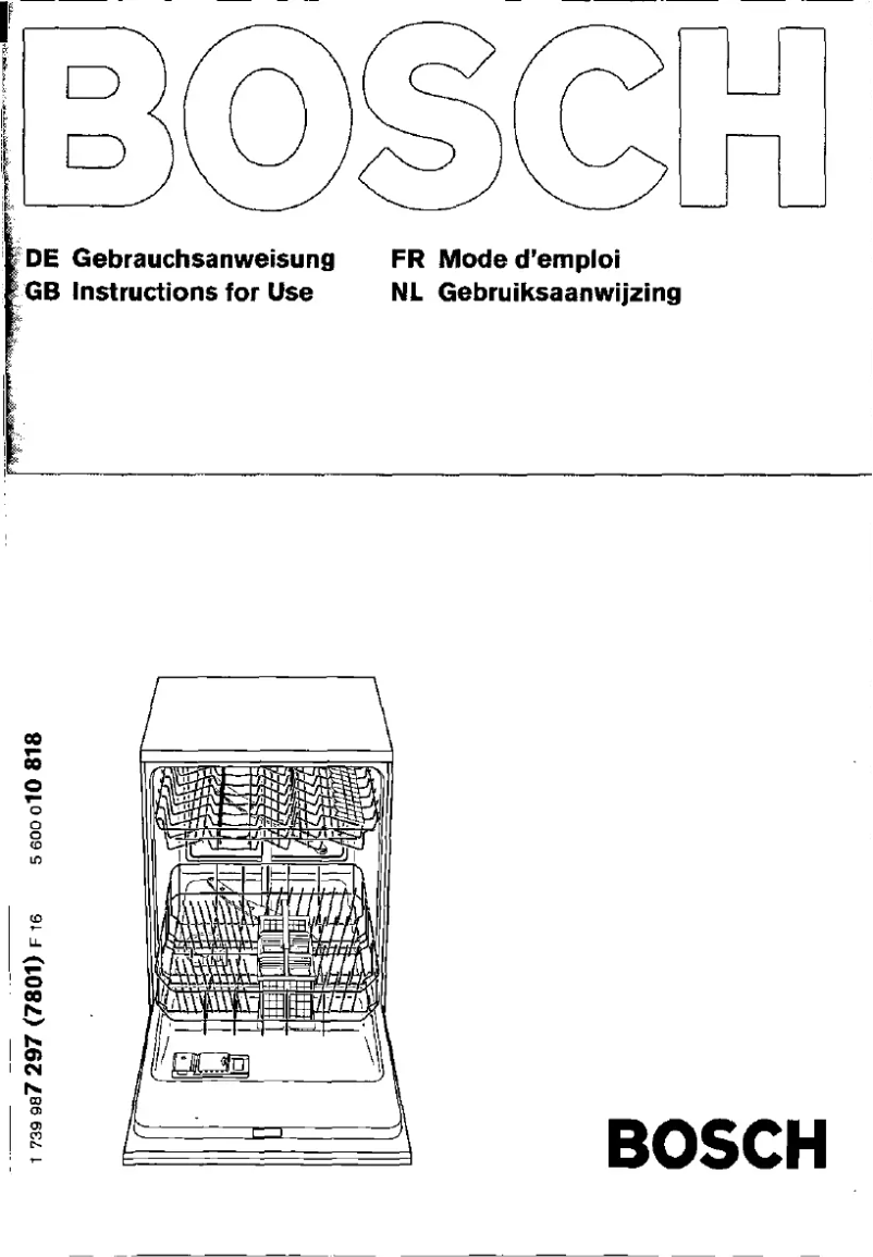 Image de la première page du manuel de l'appareil SGS66E02