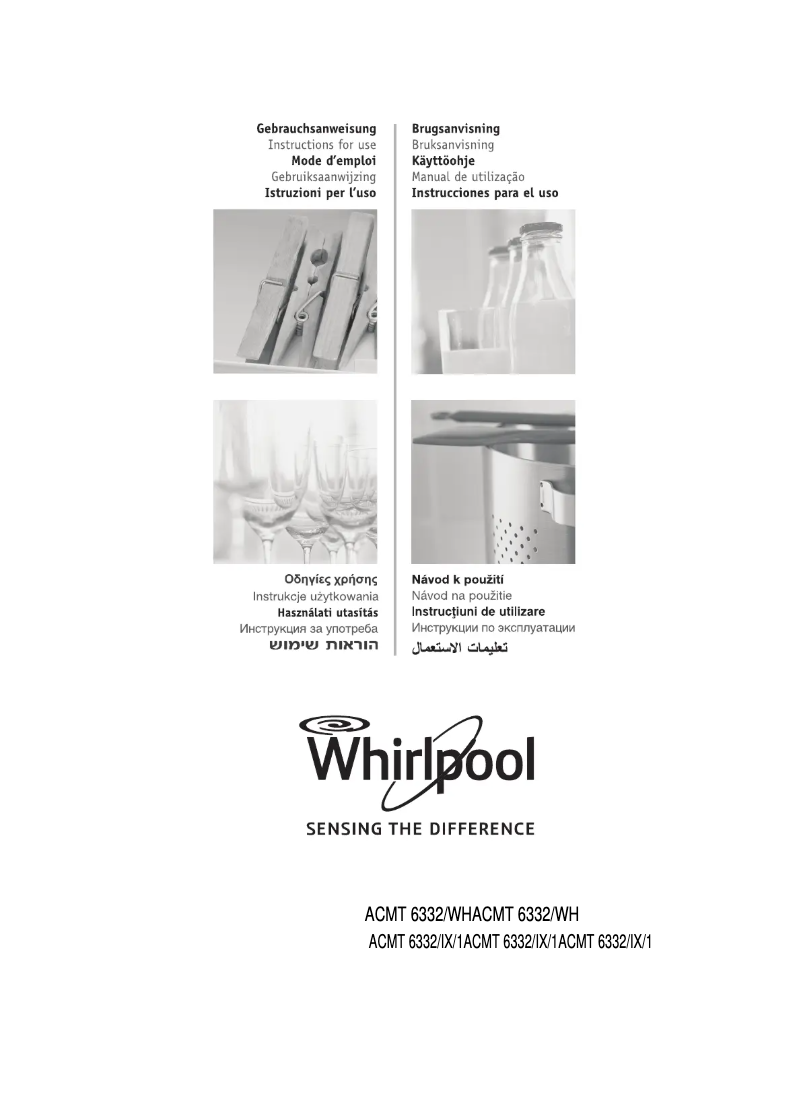 Page n°1 - Manuel utilisateur Whirlpool ACMT 6332