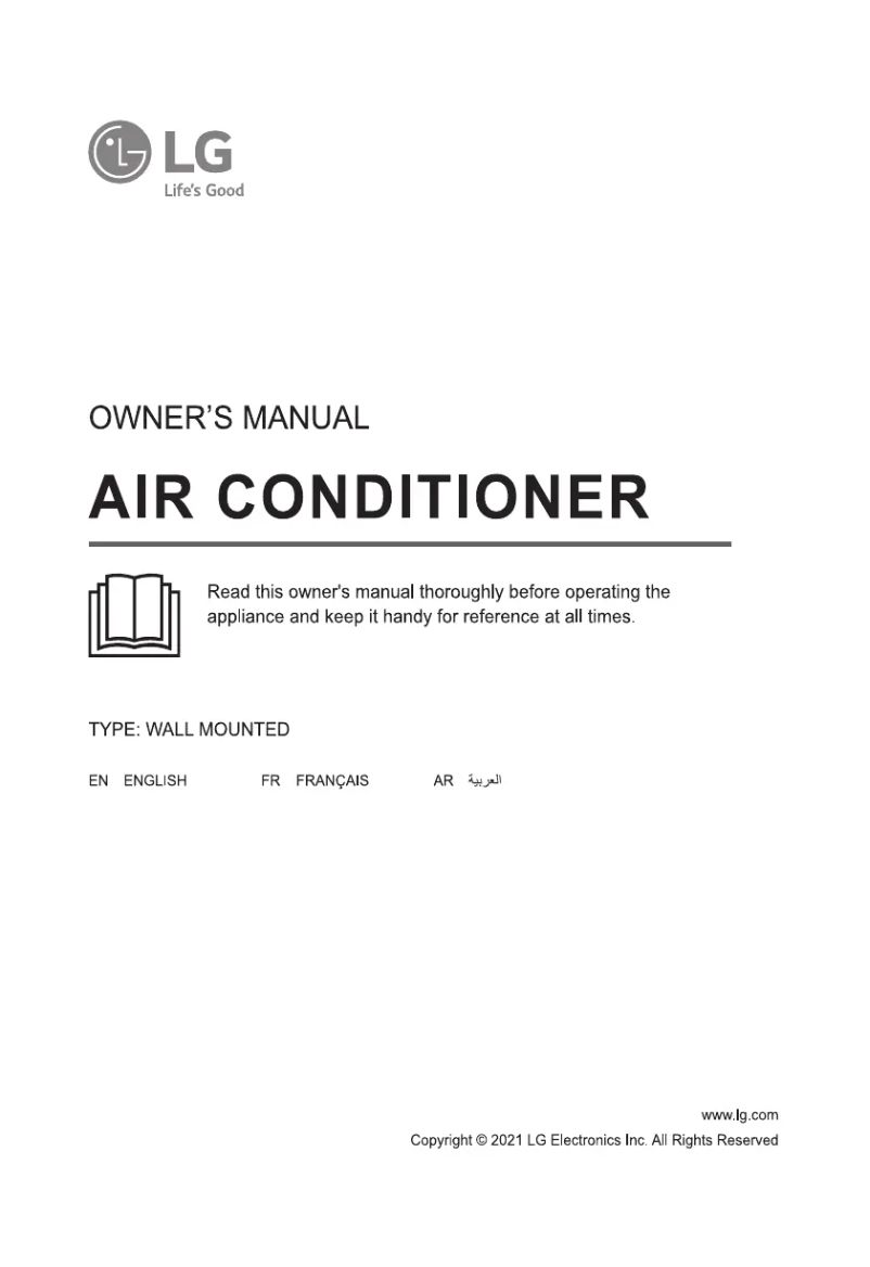 Page 1 de la notice Manuel utilisateur LG IQA12K