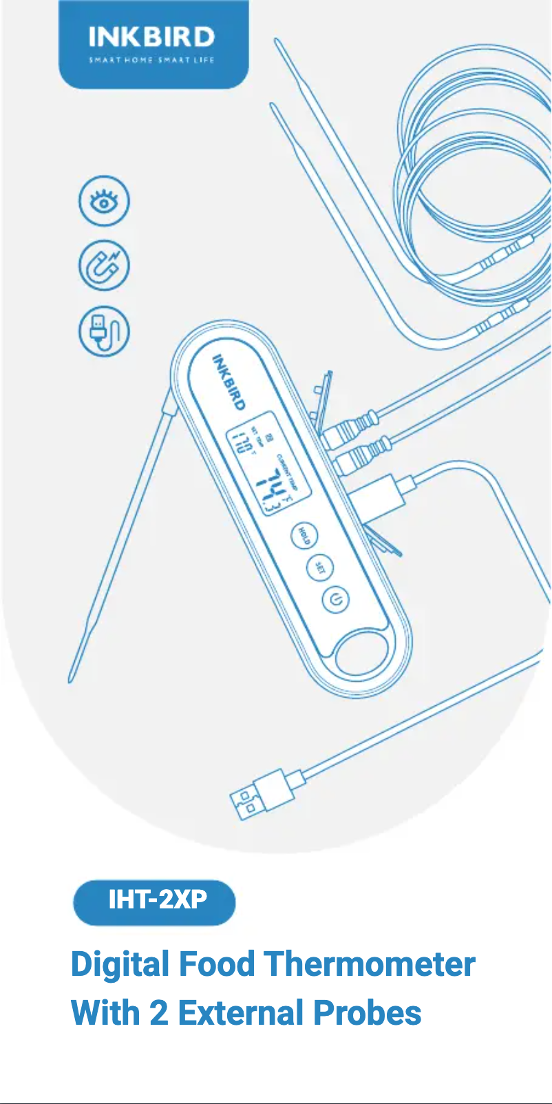 Page 1 de la notice Manuel utilisateur Inkbird IHT-2XP