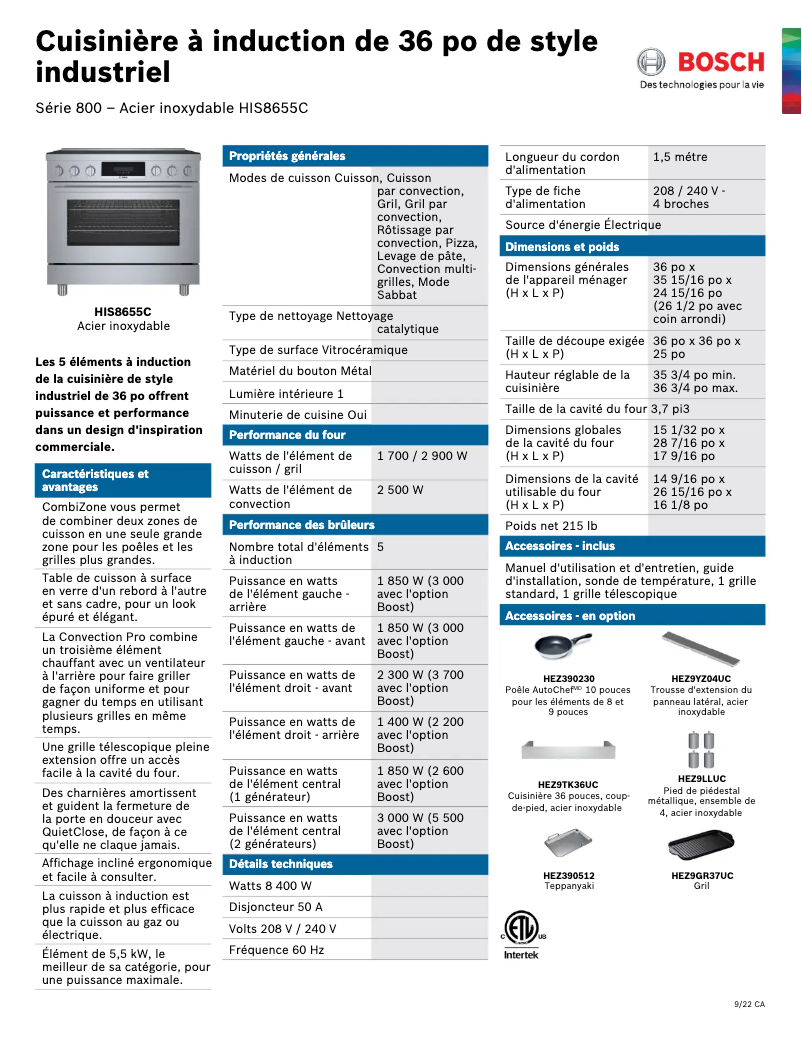 Image de la première page du manuel de l'appareil HIS8655C