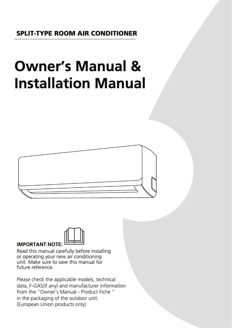 Page 1 de la notice Manuel utilisateur Midea Aurora AURMI35I1/O1