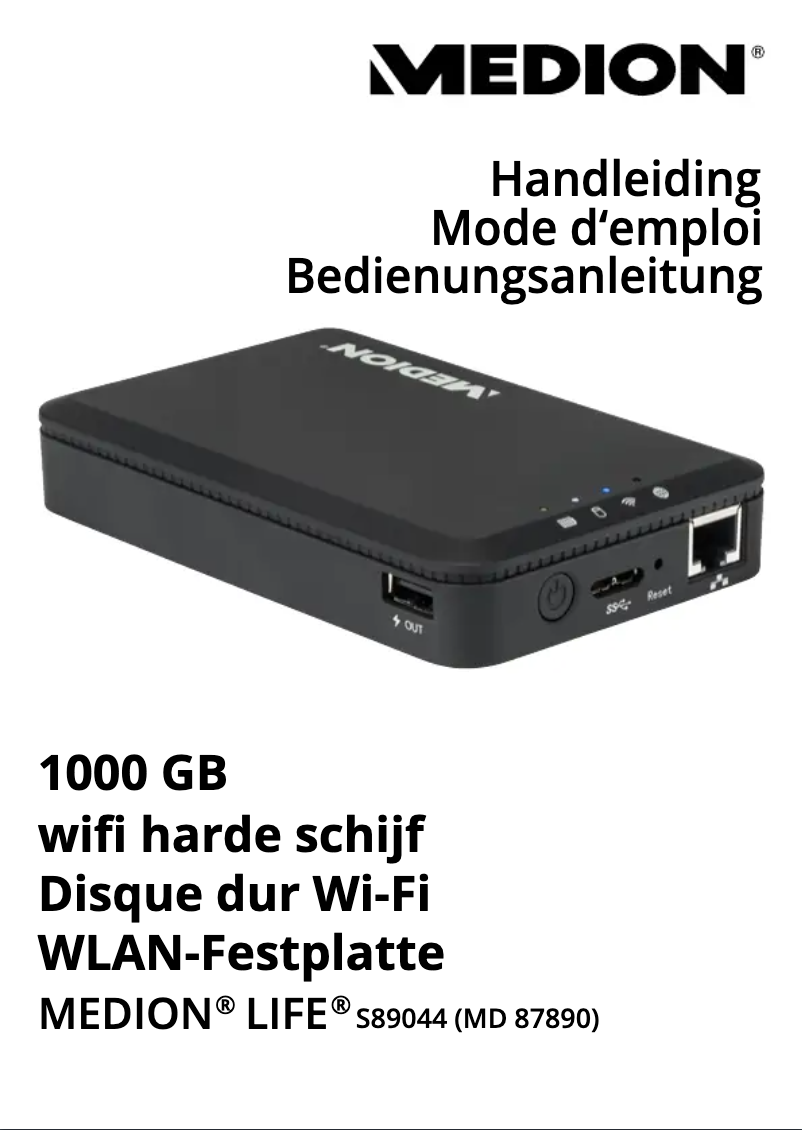 Page n°1 - Manuel utilisateur Medion Life S89044 (MD 87890)