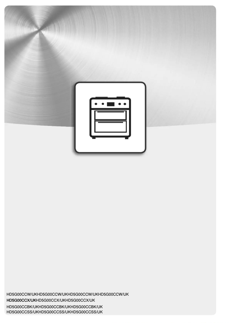 Página 1 del manual Instrucciones / montaje Hotpoint HD5G00CCX/UK